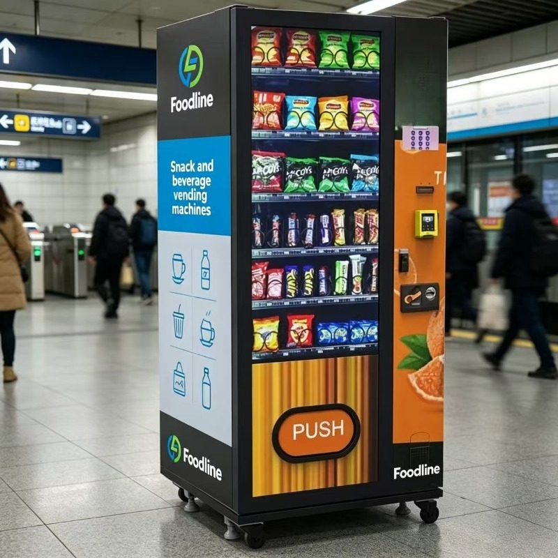 Food Snacks Vending Machine - FL Maßgefertigte Kombi-Verkaufsautomaten für Kalte Gesunde