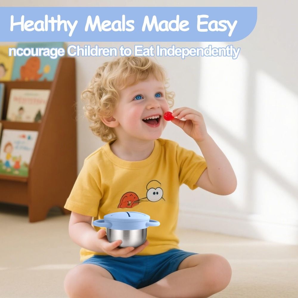 Food Snacks For Toddlers - Abnehmbare Snackbehälter für Kleinkinder, lebensmittelechtes Silikon,