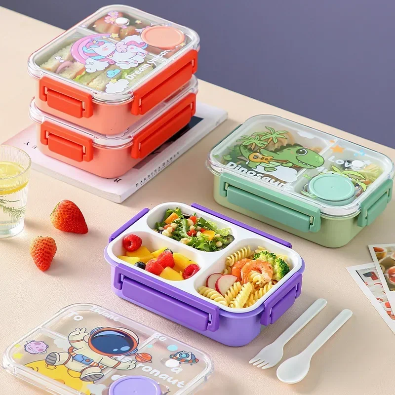 Food Snacks For Toddlers - Einhorn-Cartoon-Bento-Lunchbox für Kinder, Studenten, Kleinkinder, Snacks,