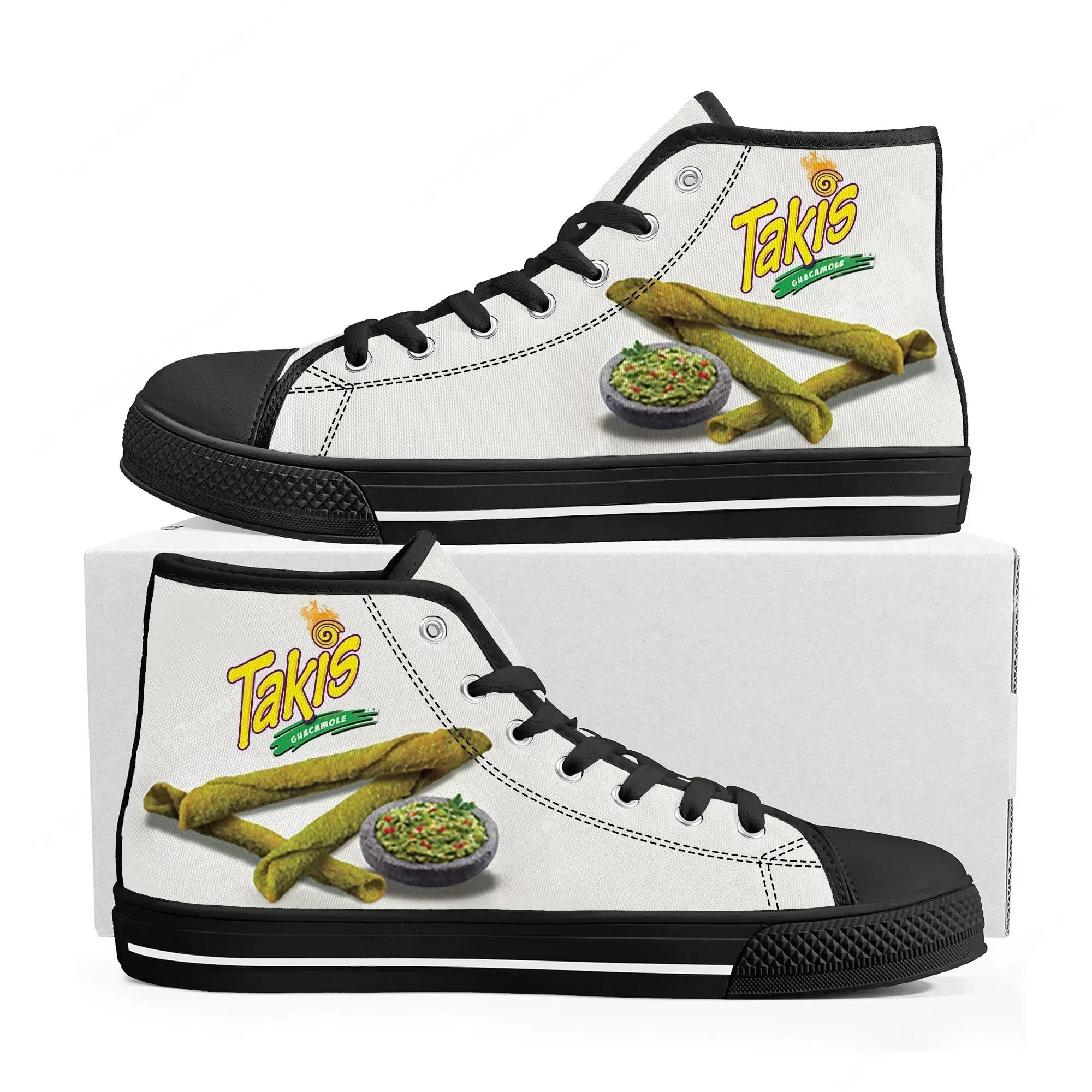 Quality Food Snacks - Lustige Chips-Takis-Food-Snack-High-Top-Sneaker für Herren, Damen, Teenager,