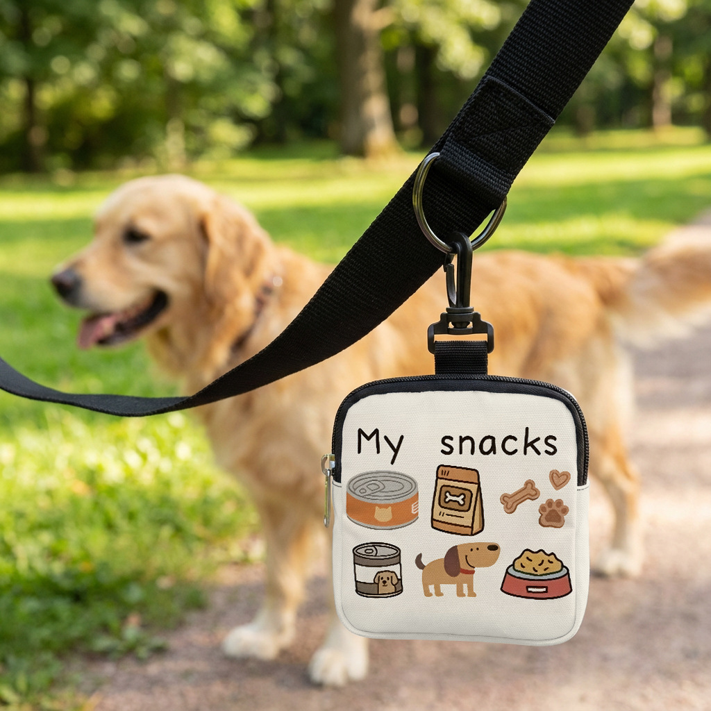 Food Snacks Packaging - Neue Cartoon-Katzenfuttertasche, Hunde-Pfotenabdruck-Hundefuttertasche, Tier-Snacktasche, tragbare Hundefuttertasche
