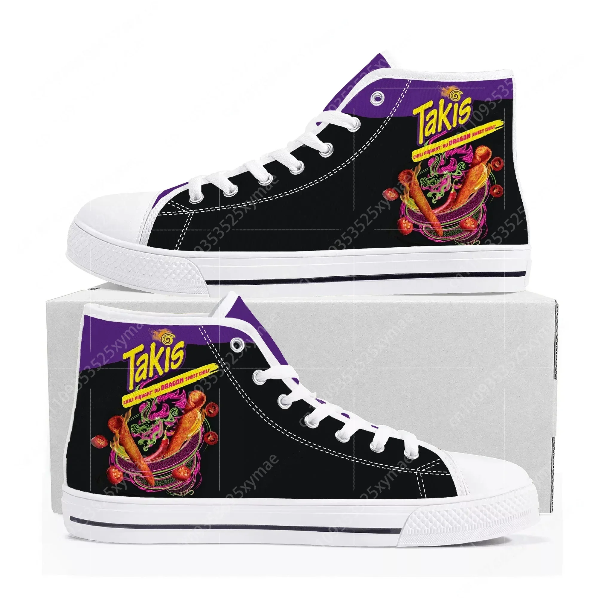Quality Food Snacks - Lustige Chips-Takis-Food-Snack-High-Top-Sneaker für Herren, Damen, Teenager,