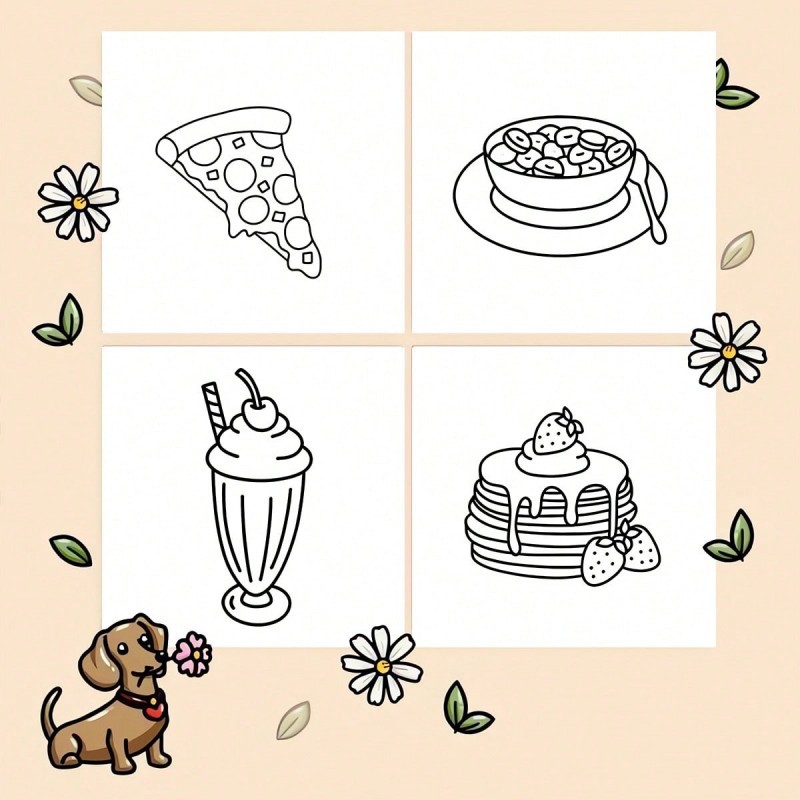 Neues Malbuch mit Lebensmittel – Food Snacks Coloring Book Bewertung und Preis