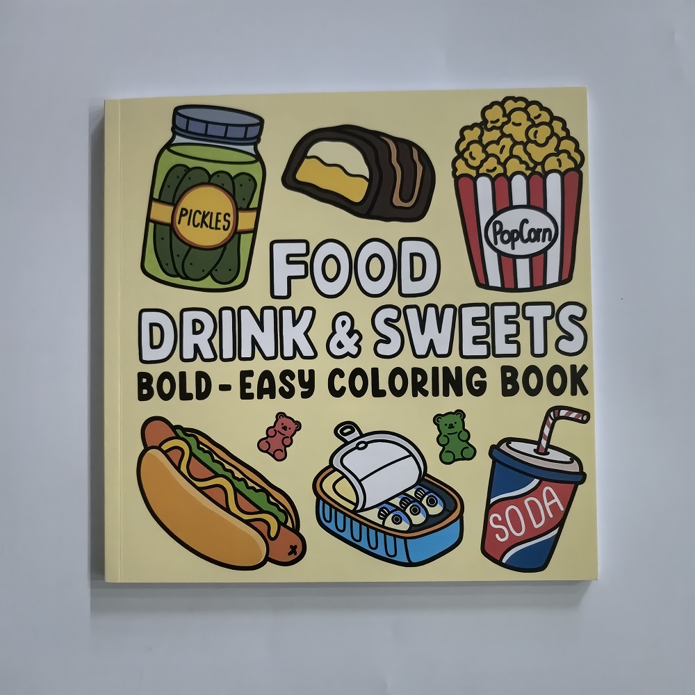Malbuch für Lebensmittel, Getr – Food Snacks Coloring Book Bewertung und Preis