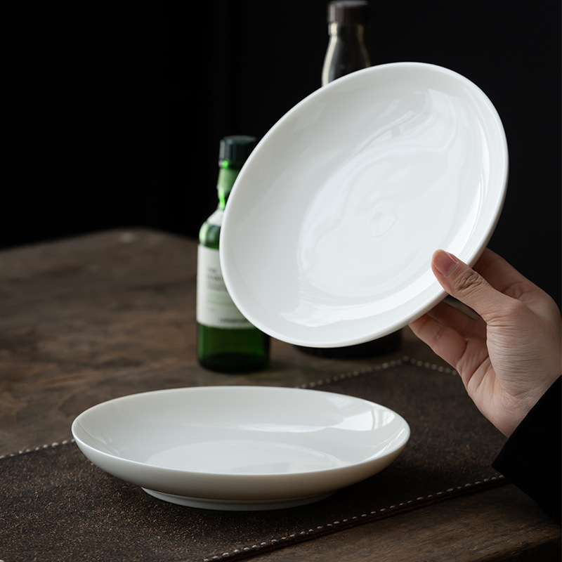 Klassische 8-Zoll-Dehua-weiße  – Food Snacks At Home Bewertung und Preis