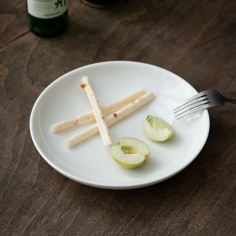 Klassische 8-Zoll-Dehua-weiße  – Food Snacks At Home Bewertung und Preis