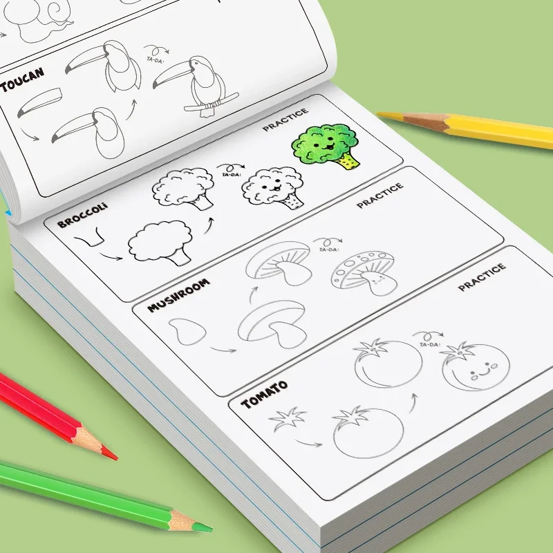 32-seitiges einfaches Zeichen- – Food Snacks Coloring Book Bewertung und Preis