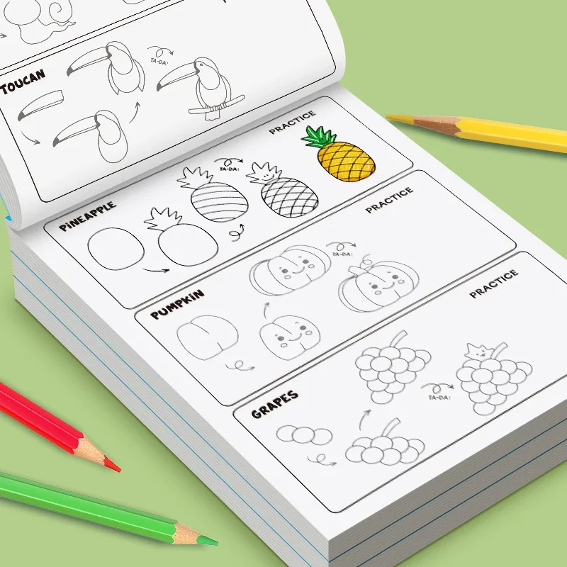 32-seitiges einfaches Zeichen- – Food Snacks Coloring Book Bewertung und Preis