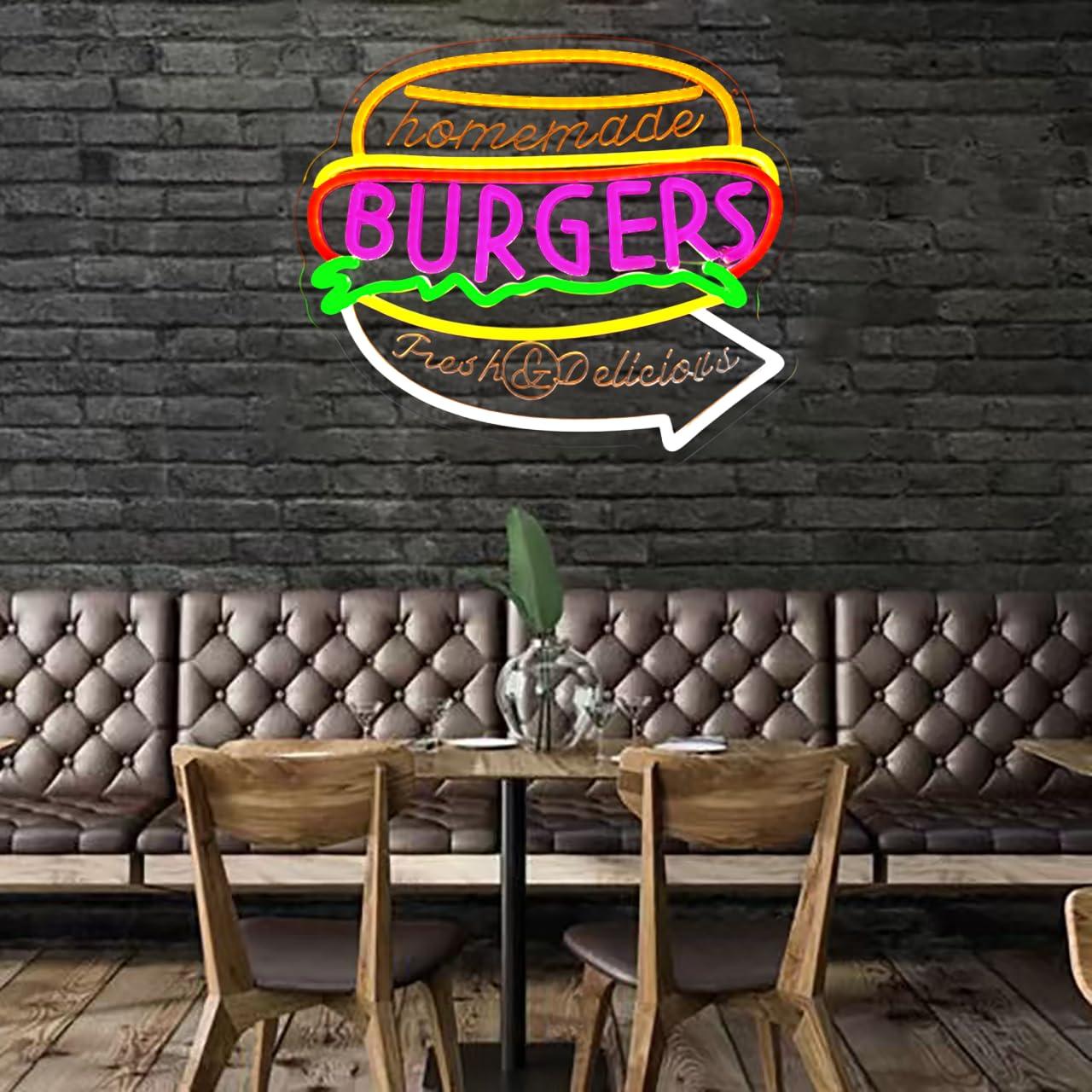 Selbstgemachte Burger Neonleuc – Homemade Food Snacks Bewertung und Preis