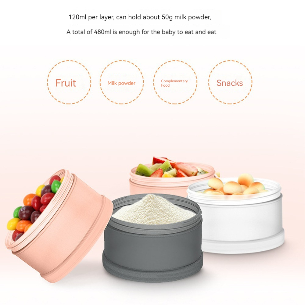 4-lagige tragbare Babynahrung  – Food Snacks For Toddlers Bewertung und Preis