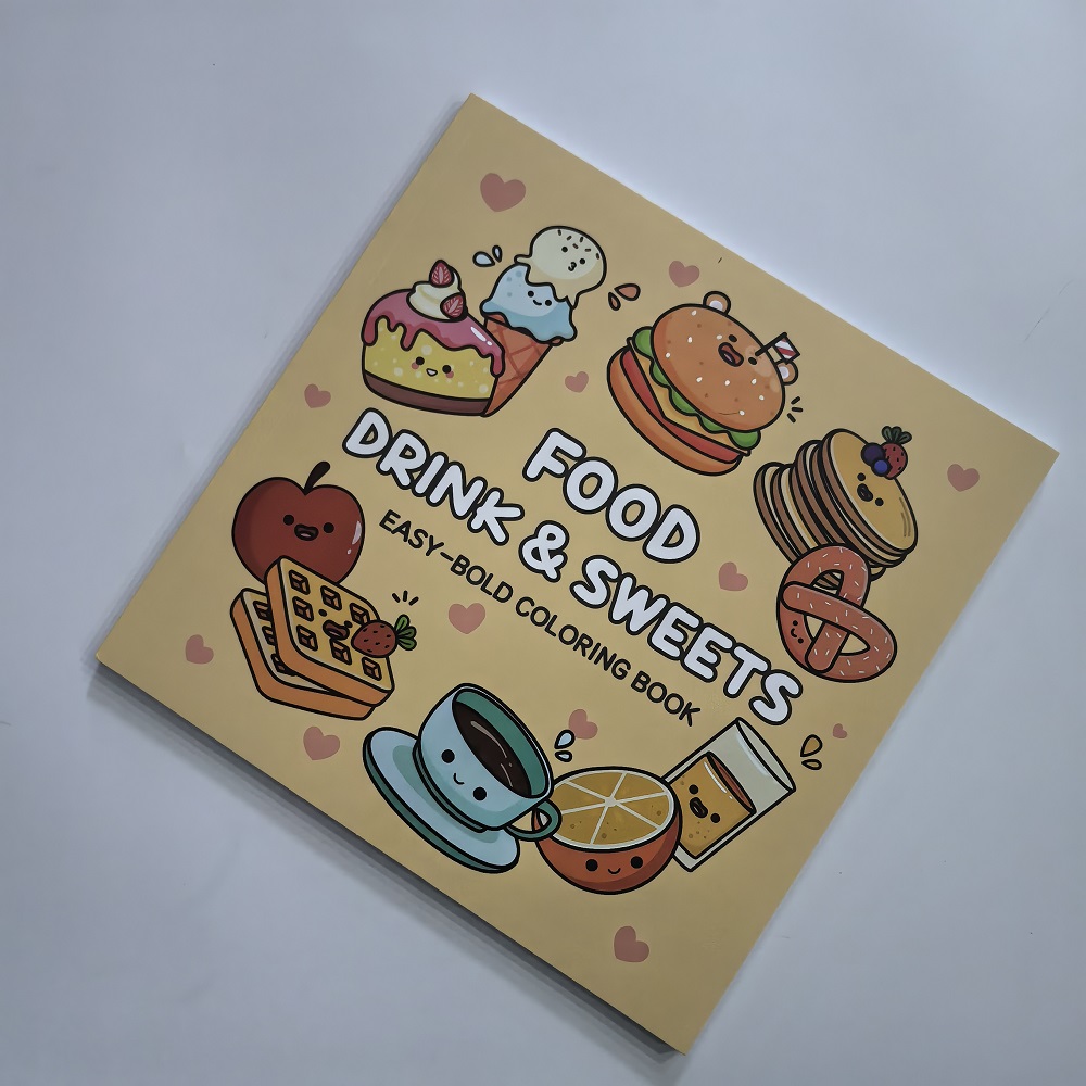 Essen, Getränke und Süßigkeite – Food Snacks Coloring Book Bewertung und Preis