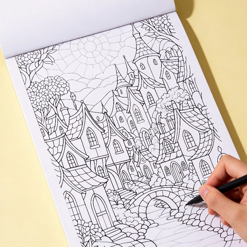 Ein handgezeichnetes Entspannu – Food Snacks Coloring Book Bewertung und Preis