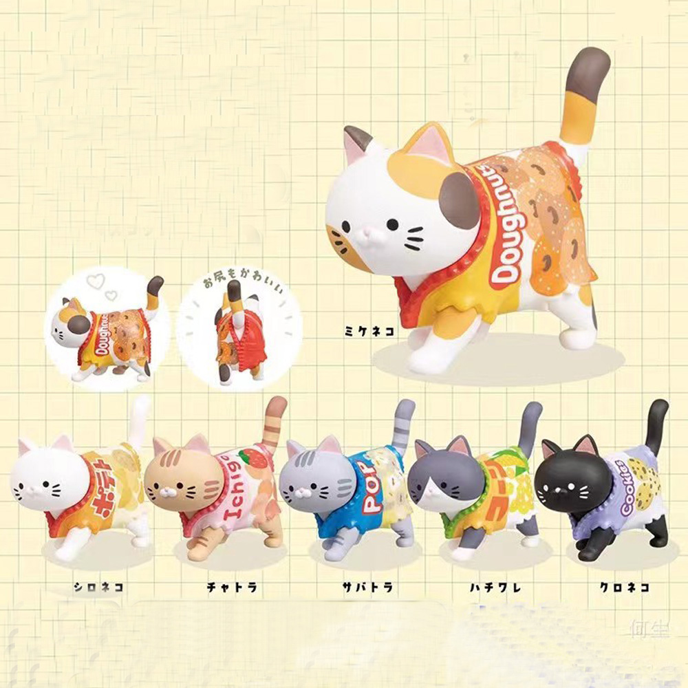 Blindbox mit Katzenmotiv, Süßi – Food Snacks Packaging Bewertung und Preis