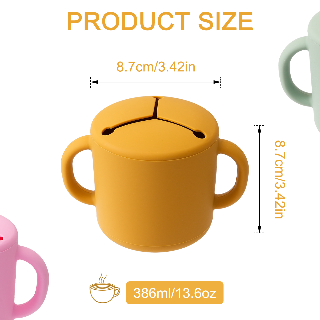 1PCS Baby Silikon Doppel Griff – Food Snacks For Toddlers Bewertung und Preis